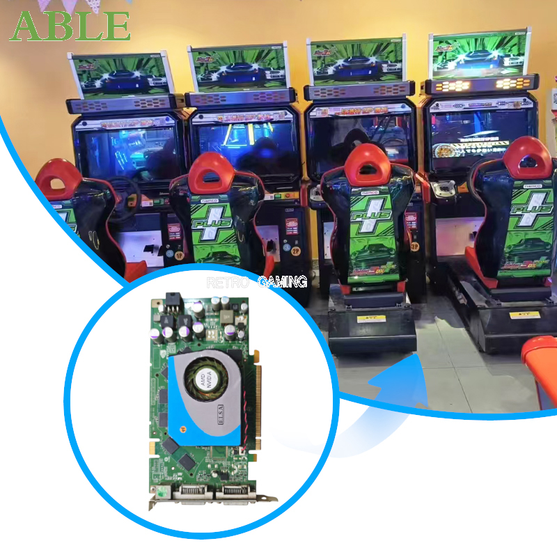 Arcade Wangan Midnight - Pièces d'entraînement d'arcade, carte graphique de