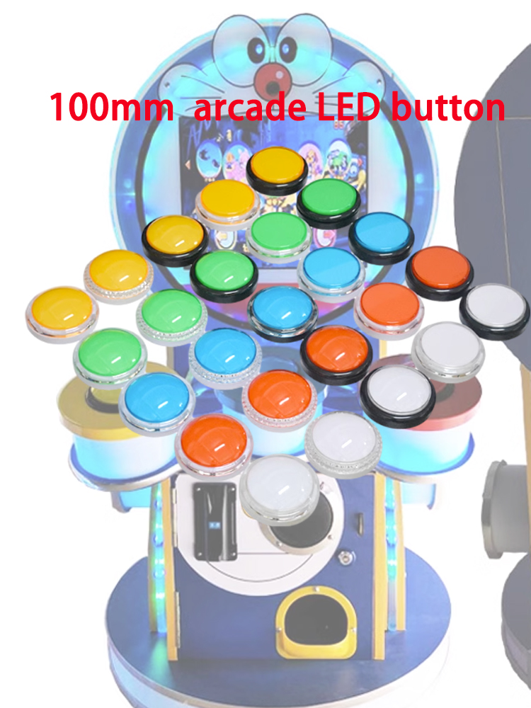 Arcade Game Jackpot - Bouton LED d'arcade 12V, bouton rond