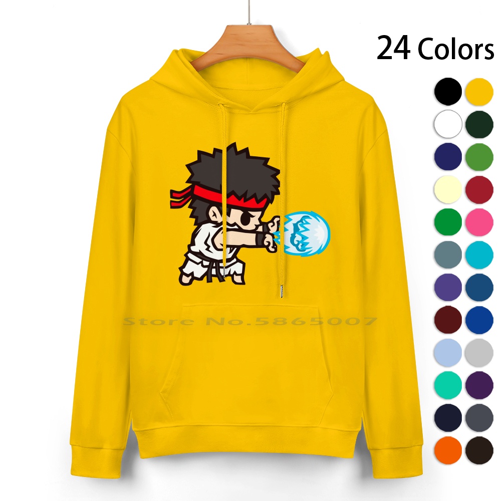 Arcade Vegas - Hadoken-Pull à capuche en pur coton,