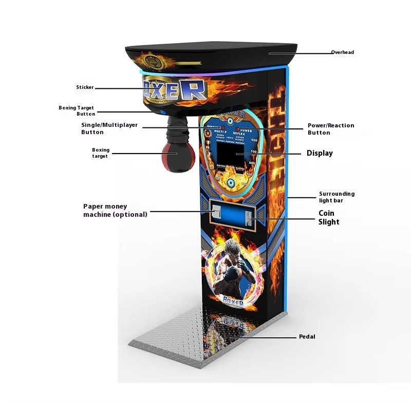 Machine d'arcade de boxe Black - Boxing Machine Arcade avis et prix