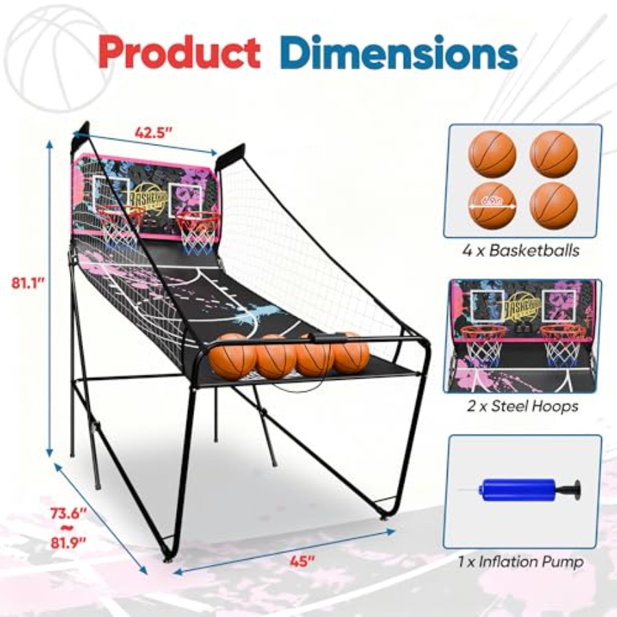 Jeu d'arcade de basket-ball él - Basketball Arcade Game avis et prix