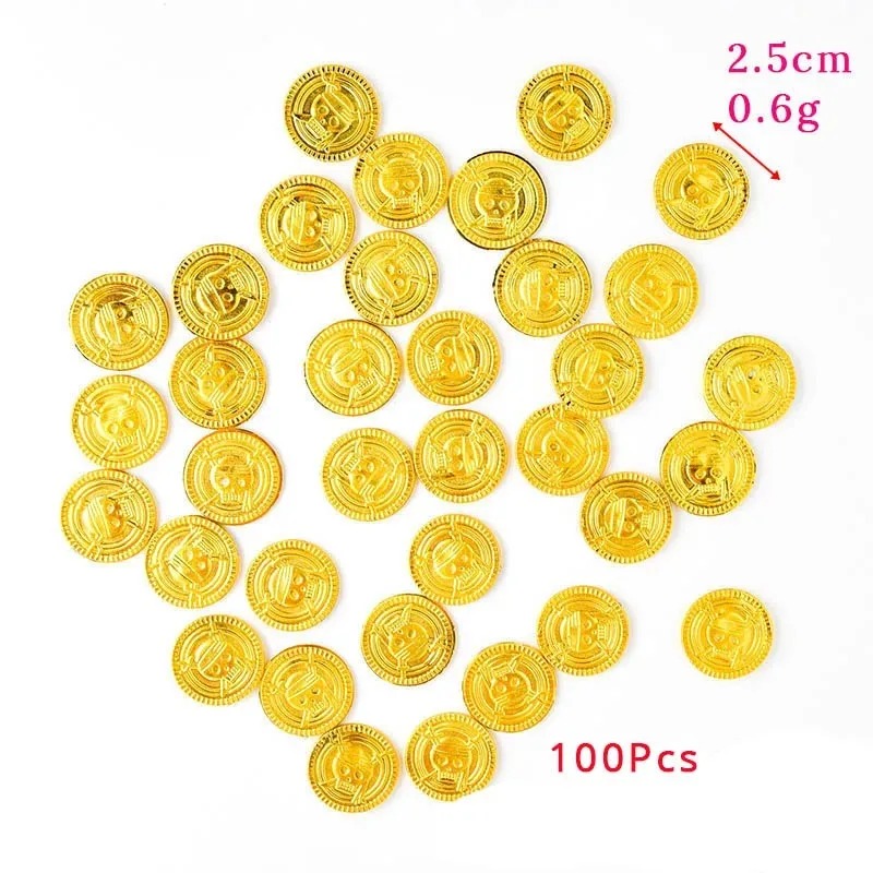 Pièces d'or de Pirate en plast - Arcade Game Coin avis et prix